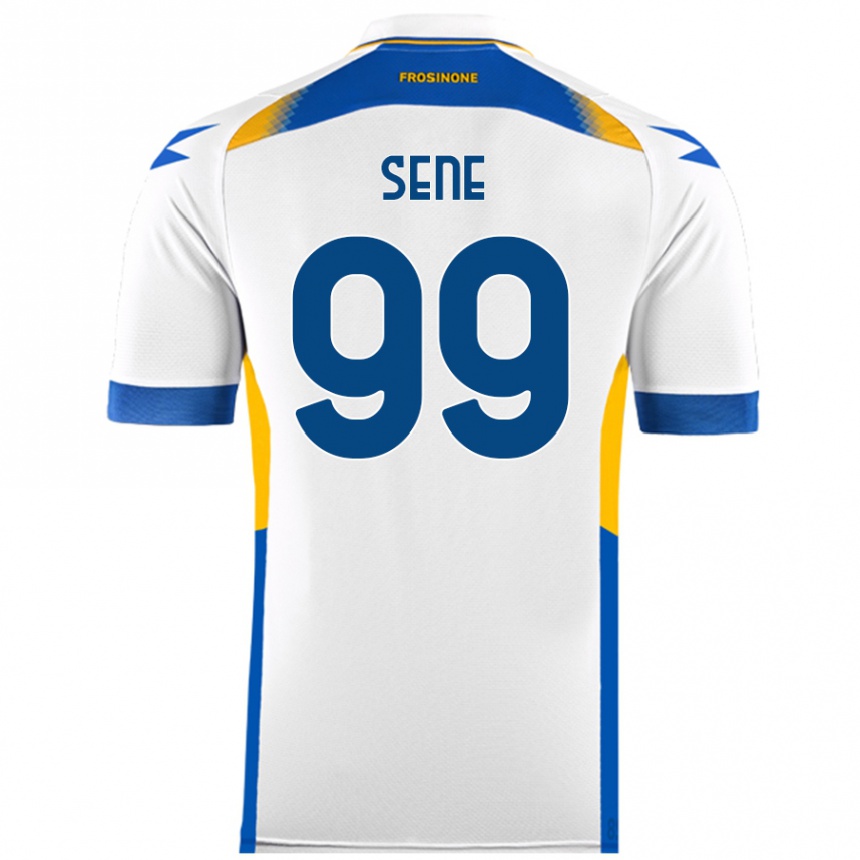 Kids Football Fallou Sene #99 White Away Jersey 2024/25 T-Shirt Canada