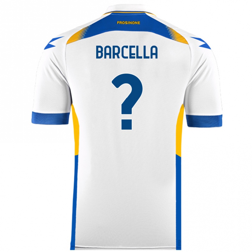 Enfant Football Maillot Kevin Barcella #0 Blanc Tenues Extérieur 2024/25 Canada