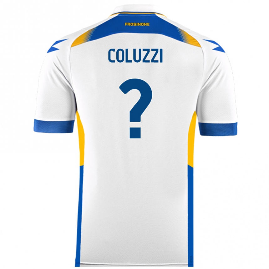 Enfant Football Maillot Alessandro Coluzzi #0 Blanc Tenues Extérieur 2024/25 Canada