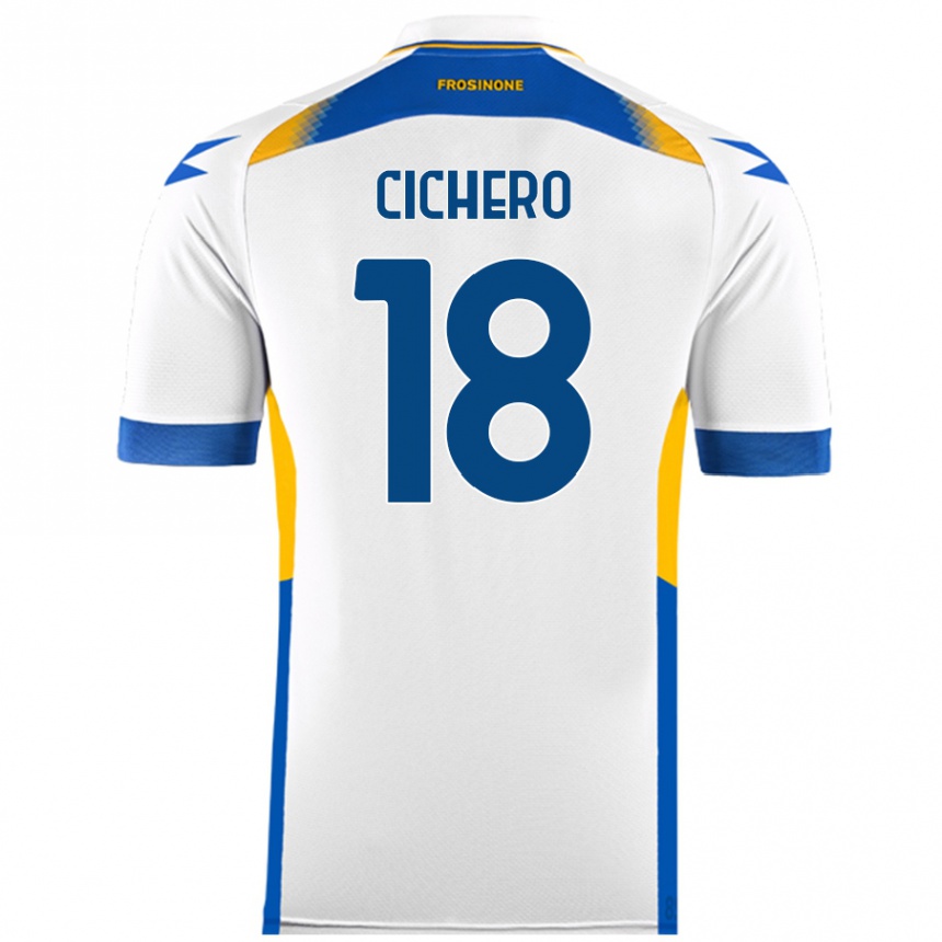 Enfant Football Maillot Alejandro Cichero #18 Blanc Tenues Extérieur 2024/25 Canada