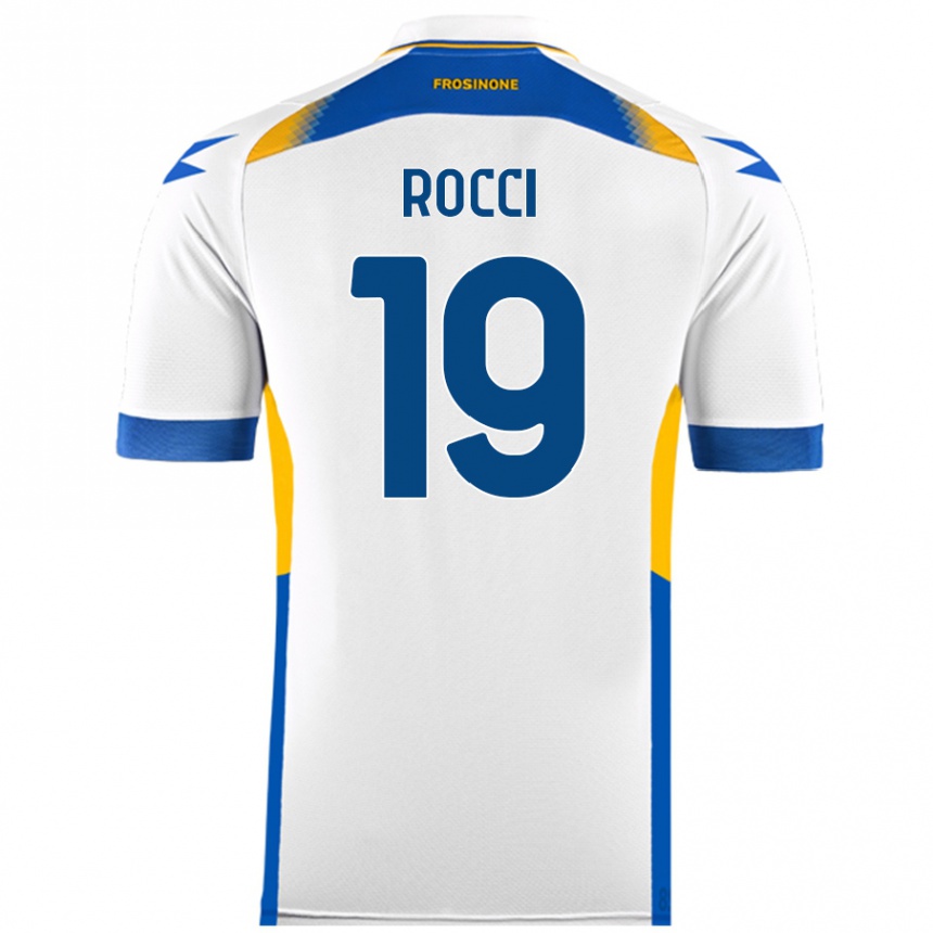 Enfant Football Maillot Valerio Rocci #19 Blanc Tenues Extérieur 2024/25 Canada