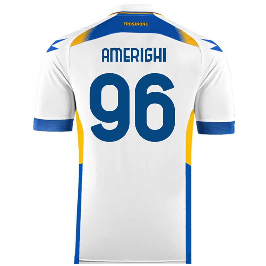 Enfant Football Maillot Igor Amerighi #96 Blanc Tenues Extérieur 2024/25 Canada