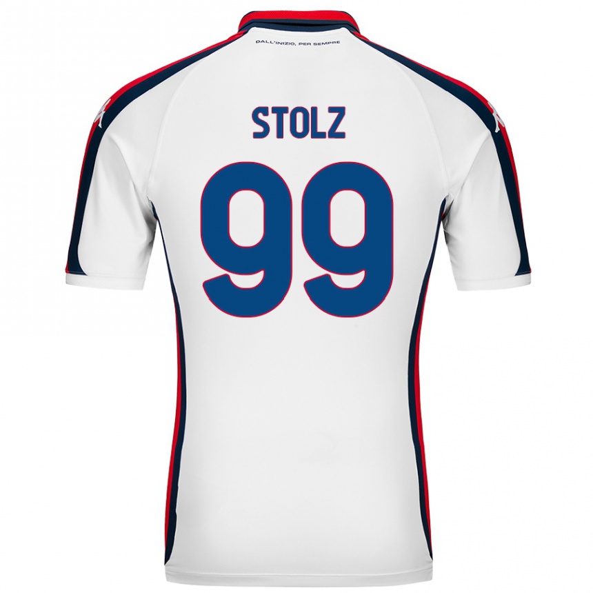 Kids Football Franz Stolz #99 White Away Jersey 2024/25 T-Shirt Canada