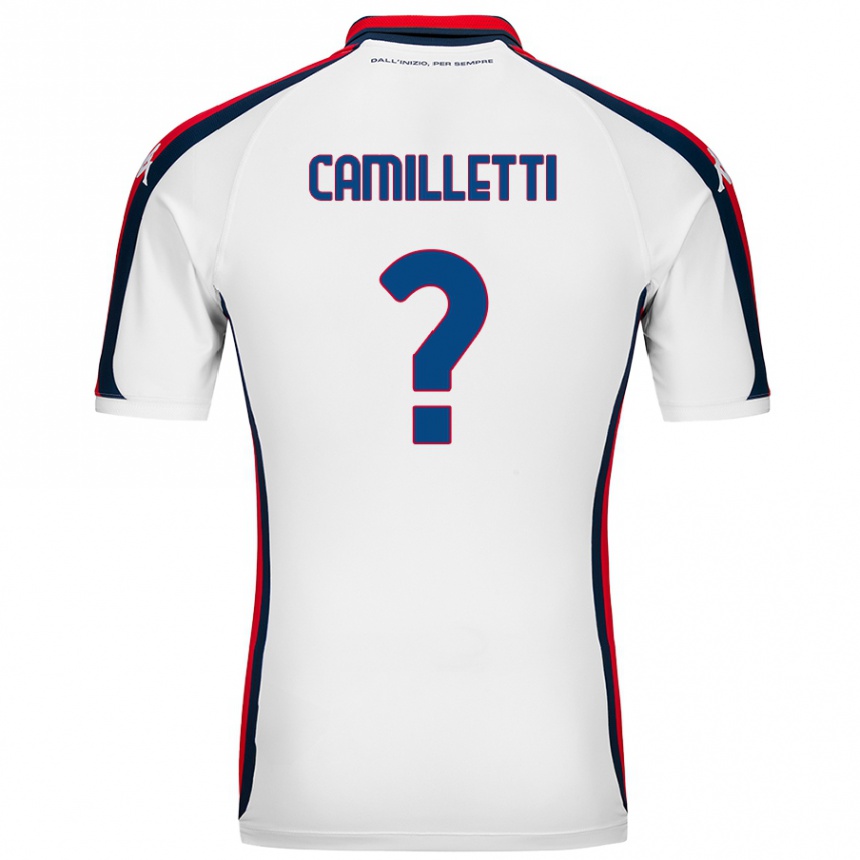 Kids Football Giovanni Camilletti #0 White Away Jersey 2024/25 T-Shirt Canada