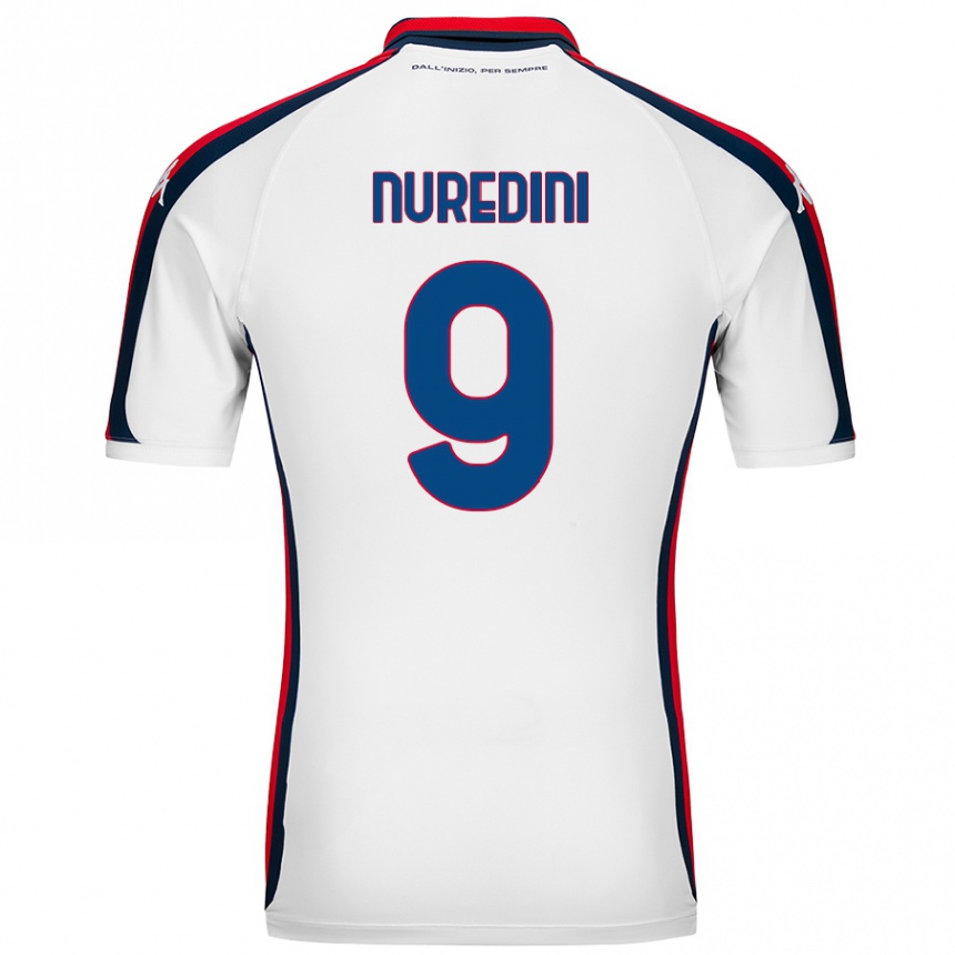 Kids Football Joi Nuredini #9 White Away Jersey 2024/25 T-Shirt Canada