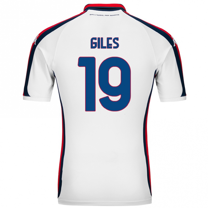 Kids Football Heidi Giles #19 White Away Jersey 2024/25 T-Shirt Canada