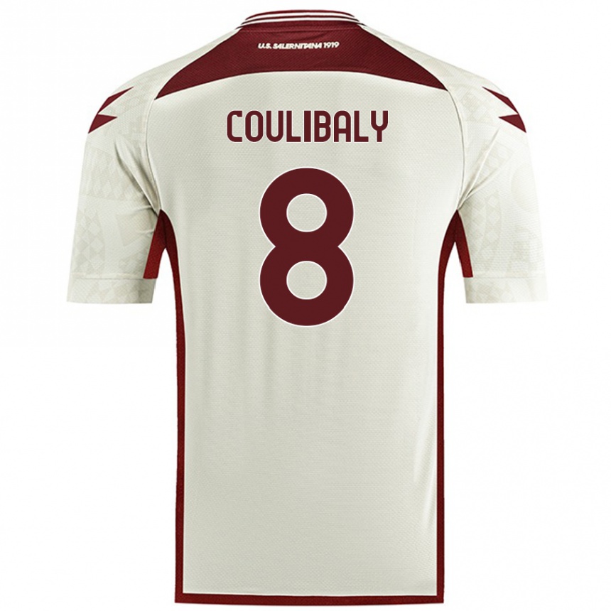 Enfant Football Maillot Mamadou Coulibaly #8 Couleur Crème Tenues Extérieur 2024/25 Canada