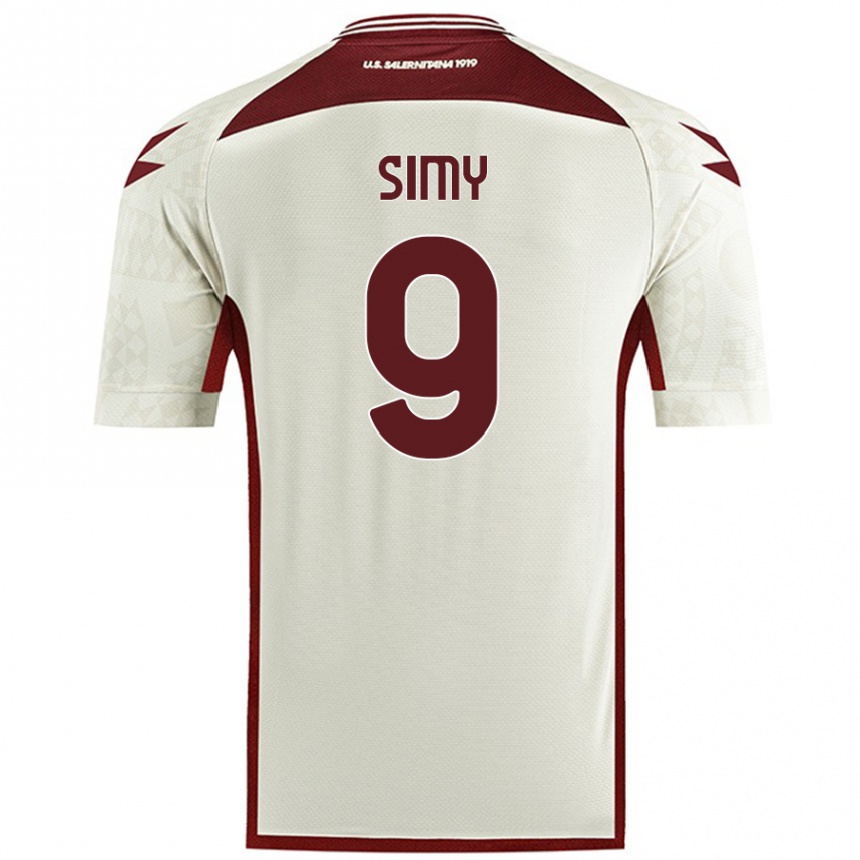 Enfant Football Maillot Simy #9 Couleur Crème Tenues Extérieur 2024/25 Canada