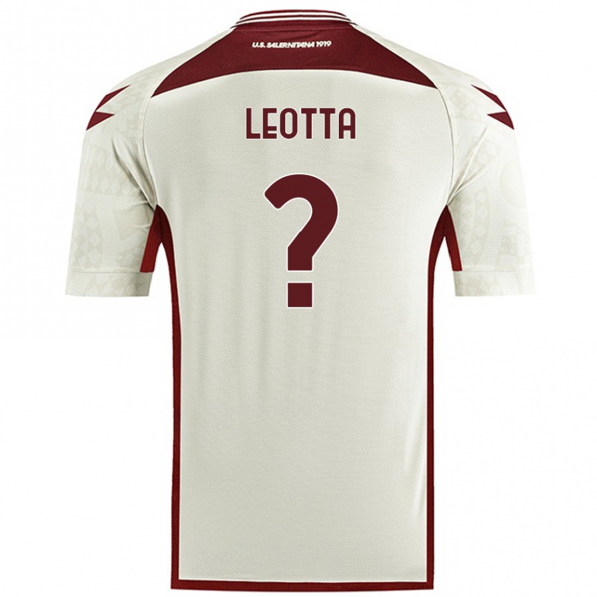 Enfant Football Maillot Mario Leotta #0 Couleur Crème Tenues Extérieur 2024/25 Canada