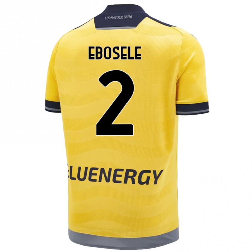 Kids Football Festy Ebosele #2 Golden Away Jersey 2024/25 T-Shirt Canada