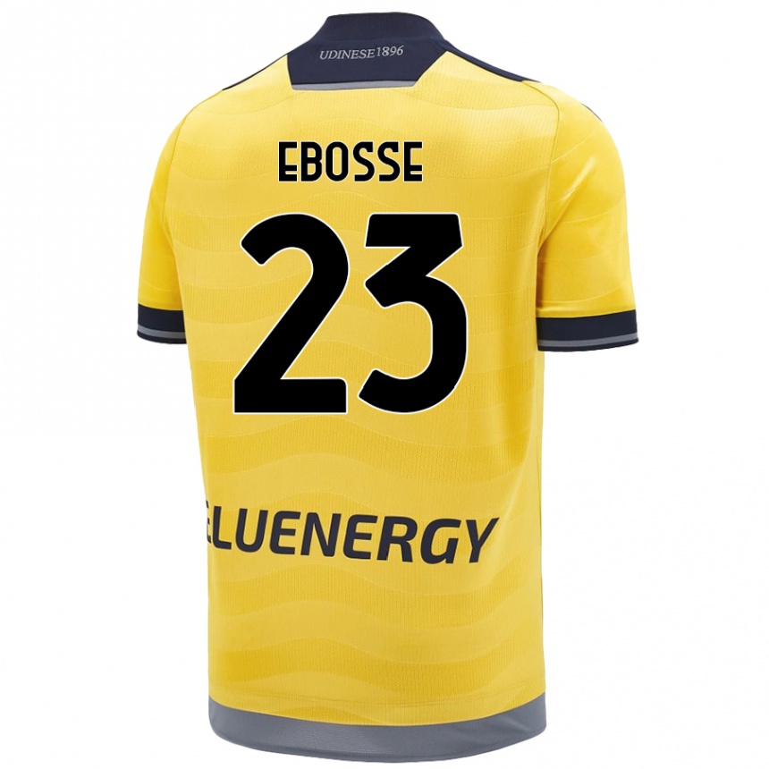 Kids Football Enzo Ebosse #23 Golden Away Jersey 2024/25 T-Shirt Canada