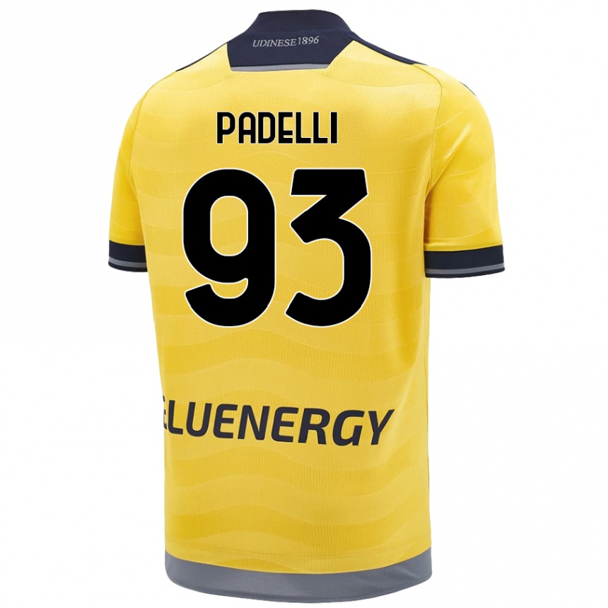 Kids Football Daniele Padelli #93 Golden Away Jersey 2024/25 T-Shirt Canada