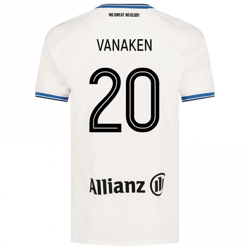 Kids Football Hans Vanaken #20 White Away Jersey 2024/25 T-Shirt Canada