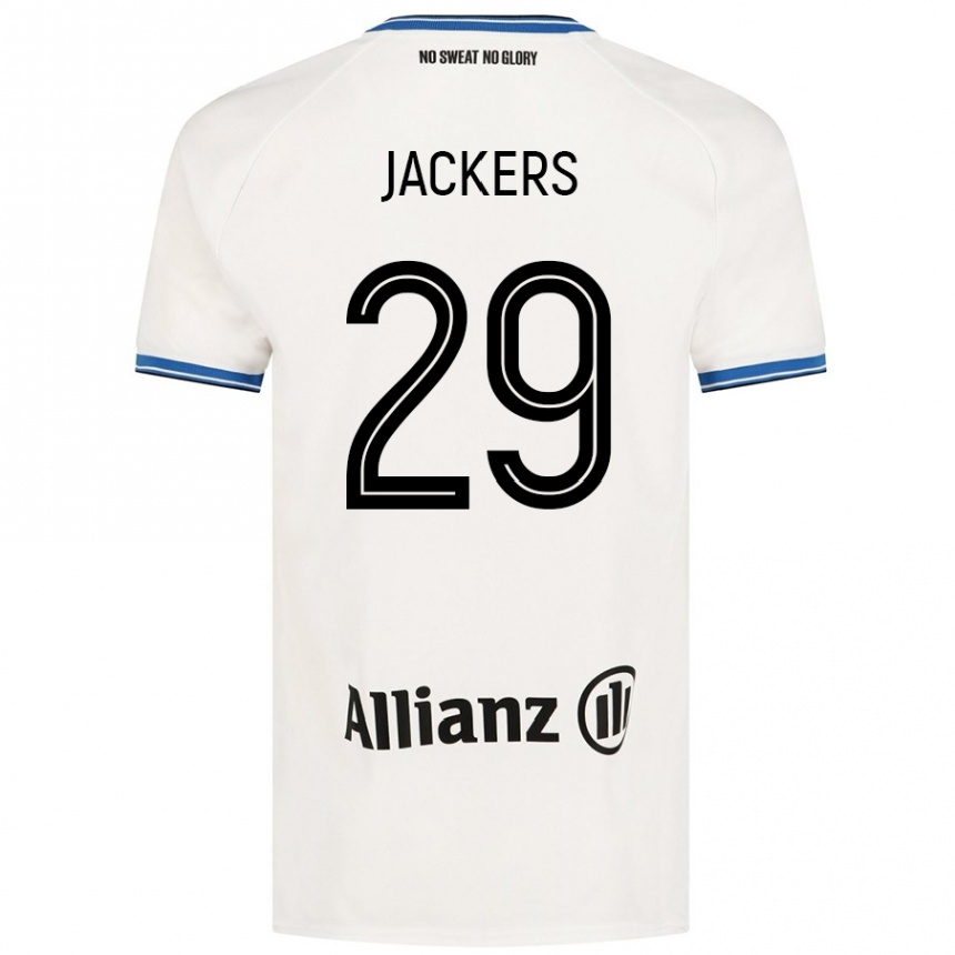 Kids Football Nordin Jackers #29 White Away Jersey 2024/25 T-Shirt Canada