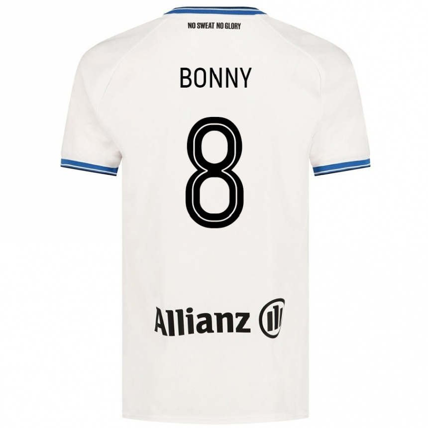 Kids Football Chionne Bonny #8 White Away Jersey 2024/25 T-Shirt Canada