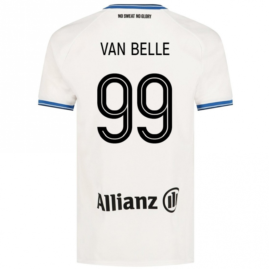 Kids Football Lyndsey Van Belle #99 White Away Jersey 2024/25 T-Shirt Canada