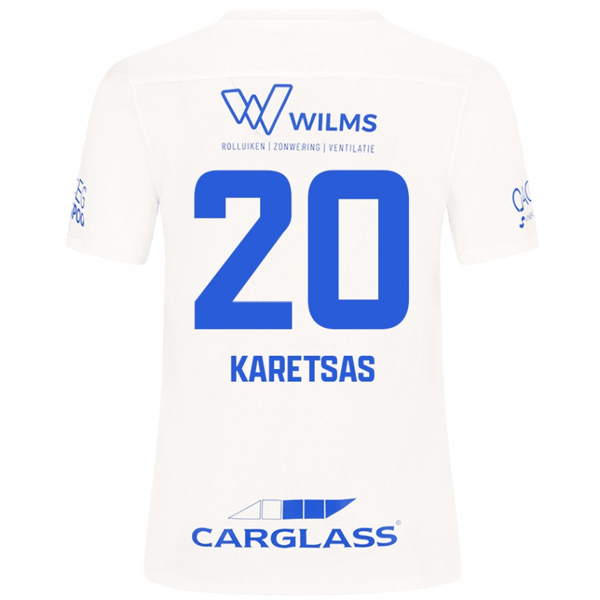 Enfant Football Maillot Konstantinos Karetsas #20 Blanc Tenues Extérieur 2024/25 Canada