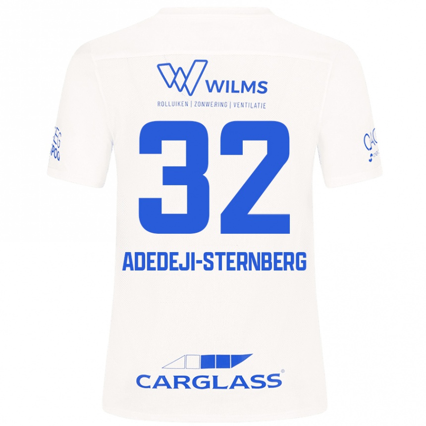 Kids Football Noah Adedeji-Sternberg #32 White Away Jersey 2024/25 T-Shirt Canada