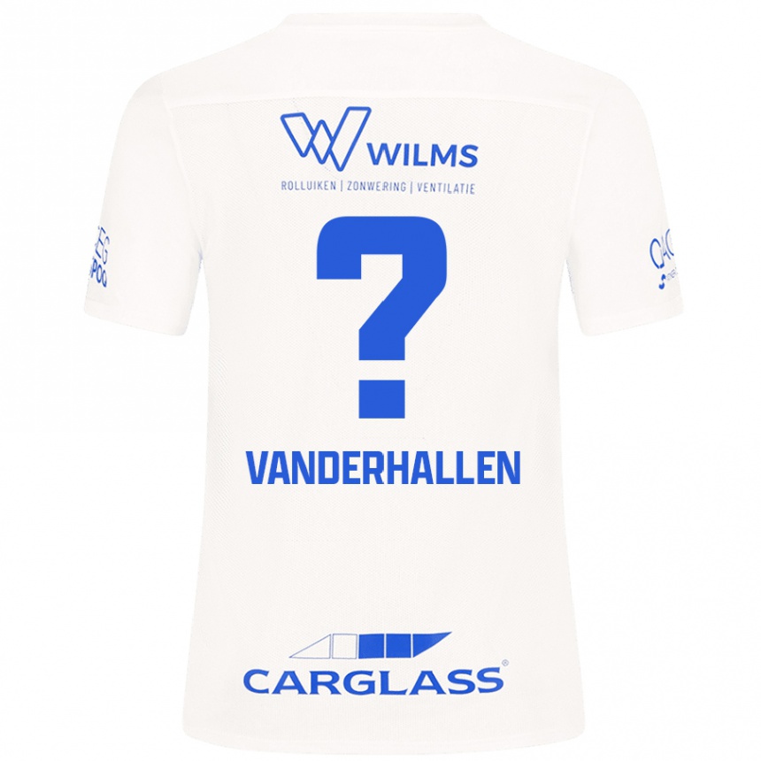 Enfant Football Maillot Yari Vanderhallen #0 Blanc Tenues Extérieur 2024/25 Canada