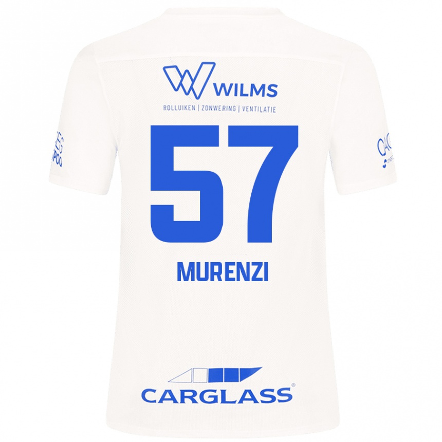 Kids Football Aaron Murenzi #57 White Away Jersey 2024/25 T-Shirt Canada