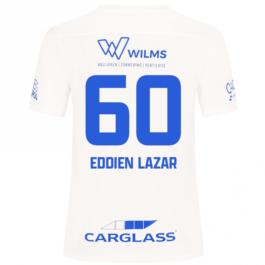 Kids Football Saif Eddien Lazar #60 White Away Jersey 2024/25 T-Shirt Canada