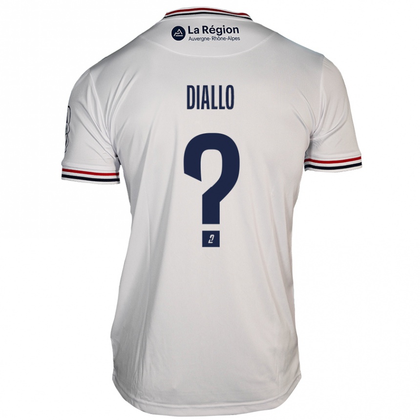 Enfant Football Maillot Baïla Diallo #0 Blanc Tenues Extérieur 2024/25 Canada