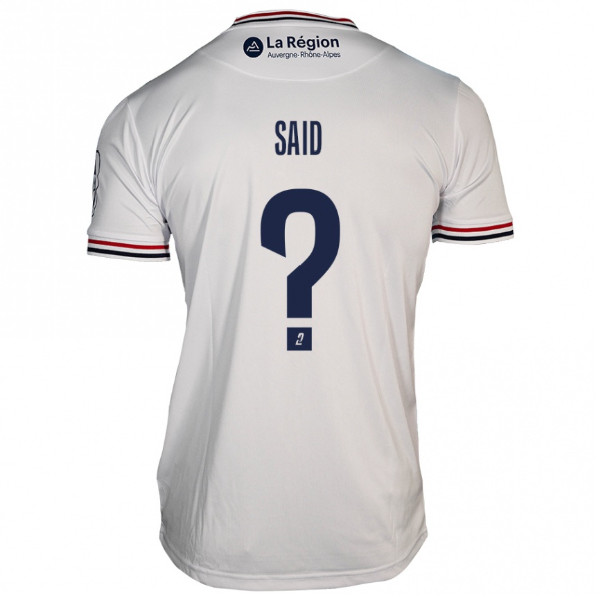 Enfant Football Maillot Amine Saïd #0 Blanc Tenues Extérieur 2024/25 Canada