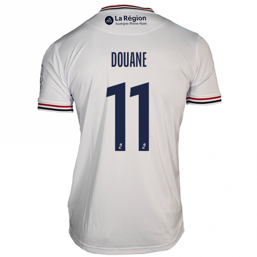 Kids Football Maïdine Douane #11 White Away Jersey 2024/25 T-Shirt Canada