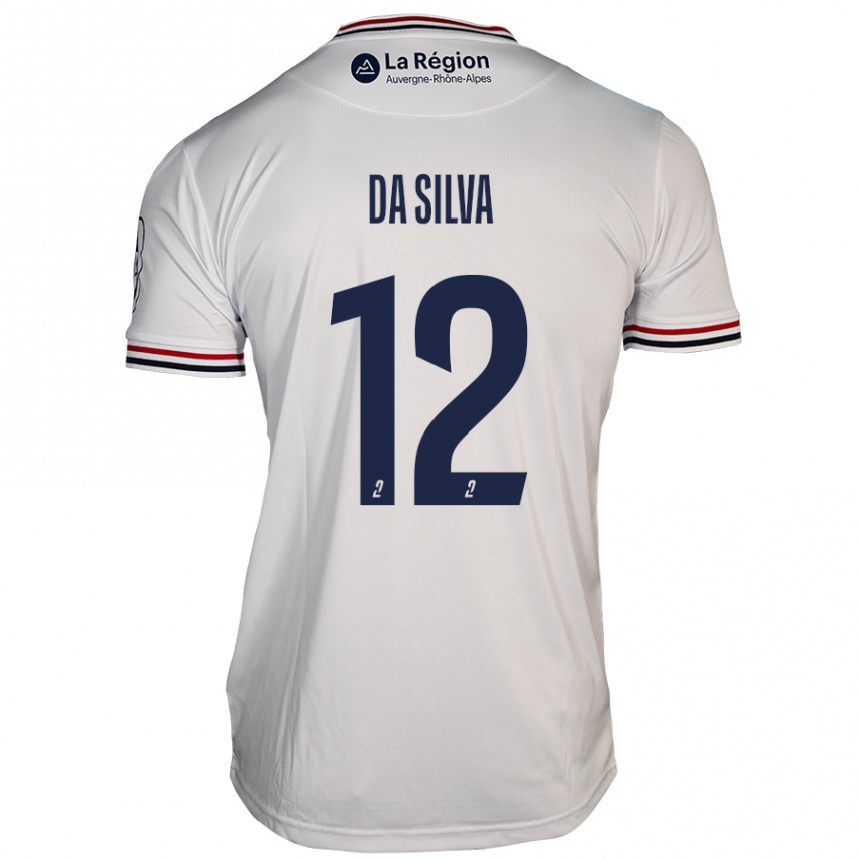 Enfant Football Maillot Damien Da Silva #12 Blanc Tenues Extérieur 2024/25 Canada