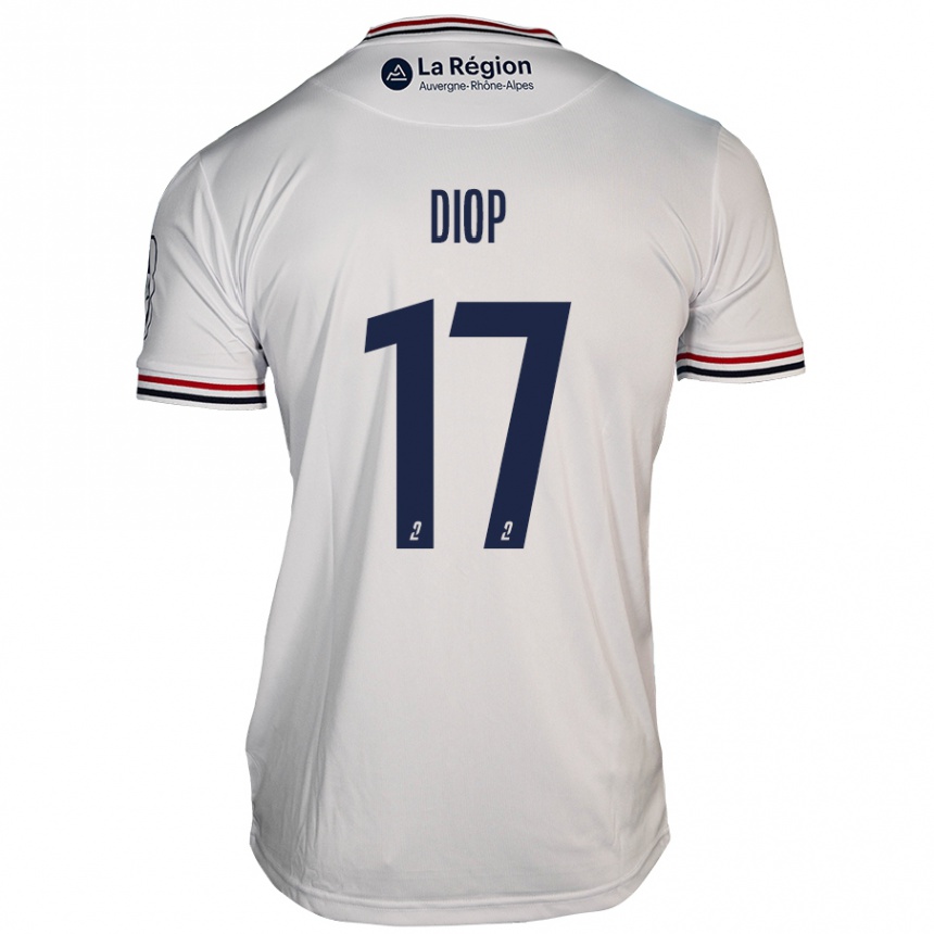 Enfant Football Maillot Ousmane Diop #17 Blanc Tenues Extérieur 2024/25 Canada