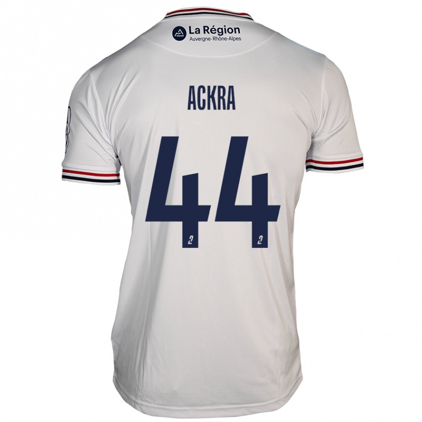 Enfant Football Maillot Allan Ackra #44 Blanc Tenues Extérieur 2024/25 Canada