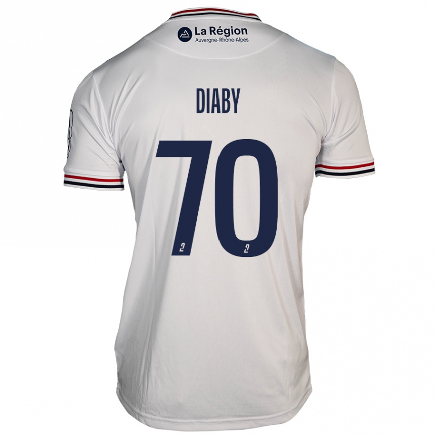 Enfant Football Maillot Yadaly Diaby #70 Blanc Tenues Extérieur 2024/25 Canada