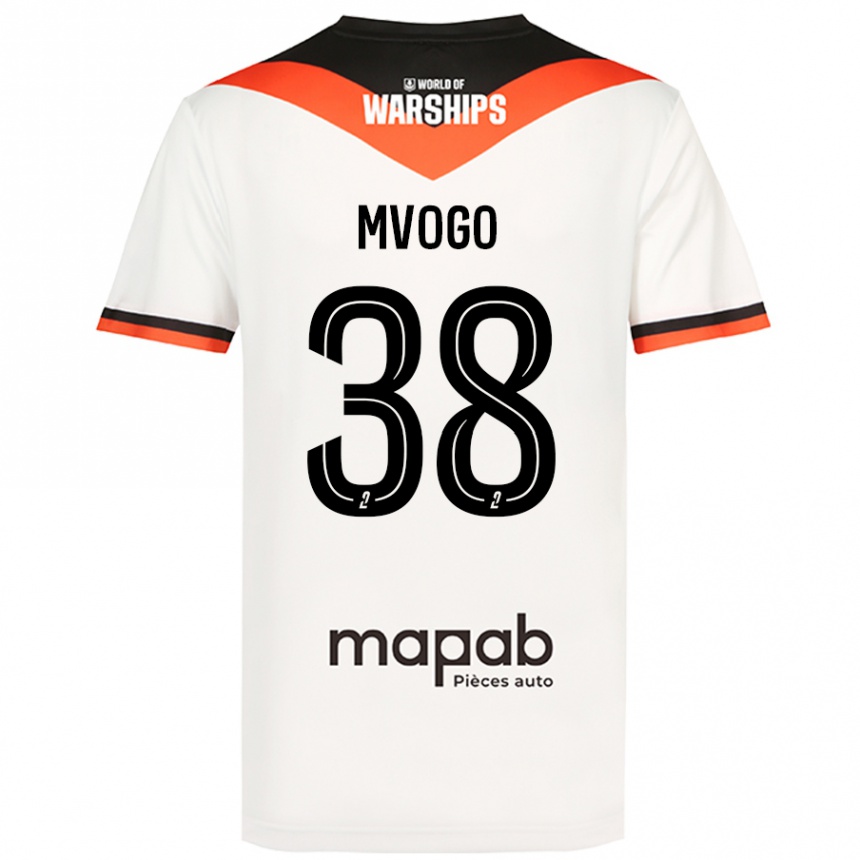 Kids Football Yvon Mvogo #38 White Away Jersey 2024/25 T-Shirt Canada