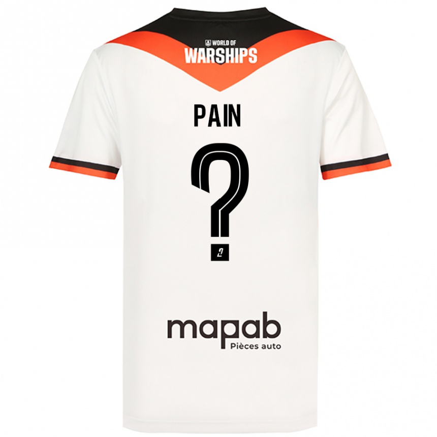 Kids Football Ilan Pain #0 White Away Jersey 2024/25 T-Shirt Canada