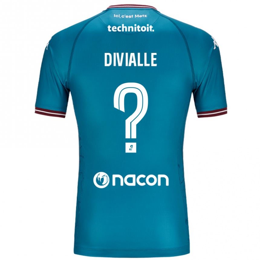 Enfant Football Maillot Charles Divialle #0 Bleu Pétrole Tenues Extérieur 2024/25 Canada