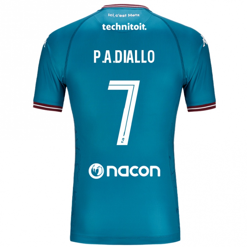 Enfant Football Maillot Papa Amadou Diallo #7 Bleu Pétrole Tenues Extérieur 2024/25 Canada