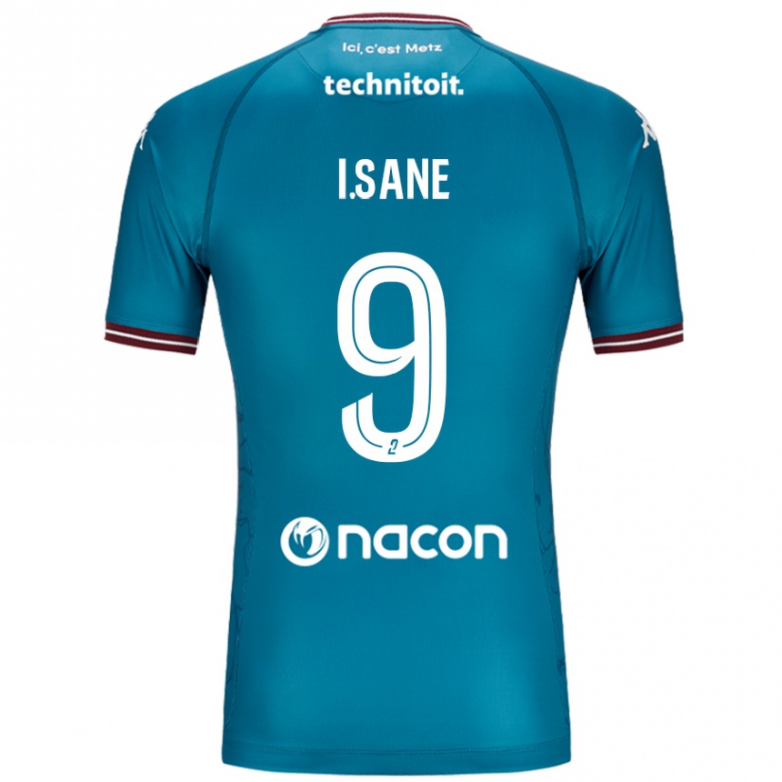 Enfant Football Maillot Ibou Sané #9 Bleu Pétrole Tenues Extérieur 2024/25 Canada