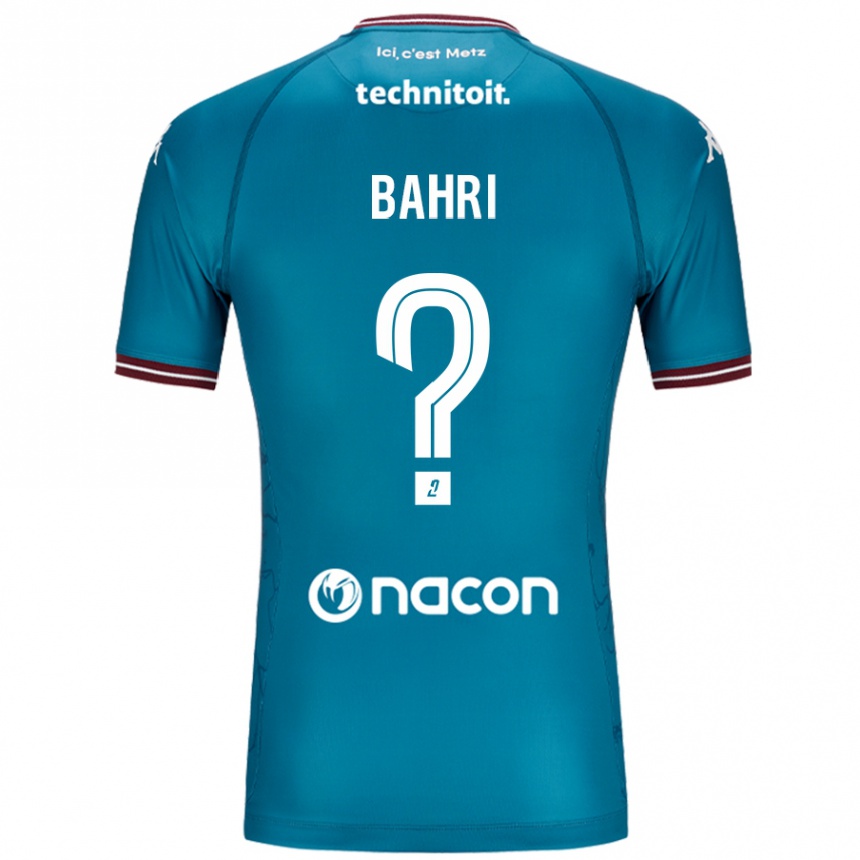 Enfant Football Maillot Wassim Bahri #0 Bleu Pétrole Tenues Extérieur 2024/25 Canada