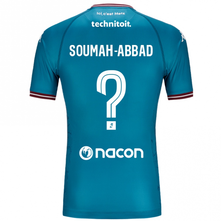 Enfant Football Maillot Édouard Soumah-Abbad #0 Bleu Pétrole Tenues Extérieur 2024/25 Canada