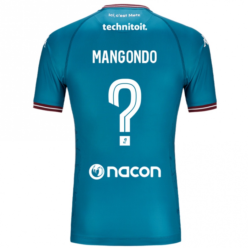 Enfant Football Maillot Joseph Mangondo #0 Bleu Pétrole Tenues Extérieur 2024/25 Canada