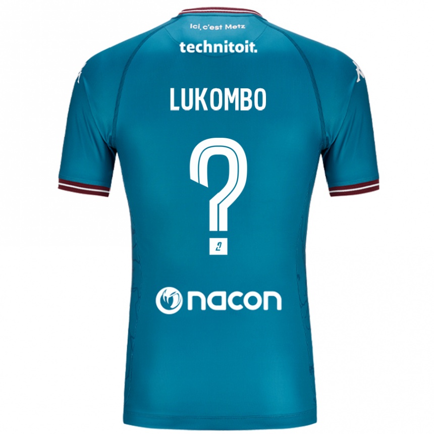 Enfant Football Maillot Joseph Lukombo #0 Bleu Pétrole Tenues Extérieur 2024/25 Canada