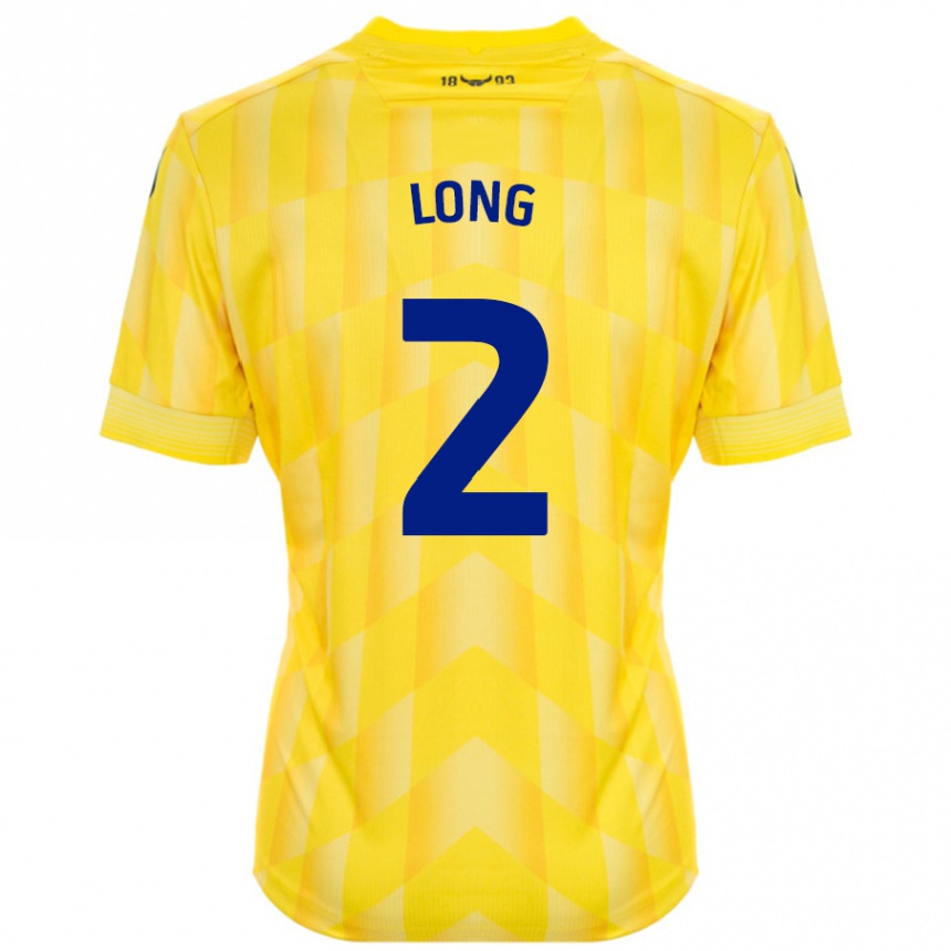 Homme Football Maillot Sam Long #2 Jaune Tenues Domicile 2024/25 Canada