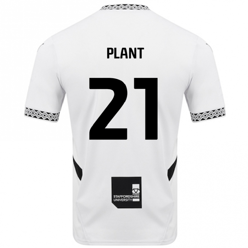 Men Football James Plant #21 White Home Jersey 2024/25 T-Shirt Canada