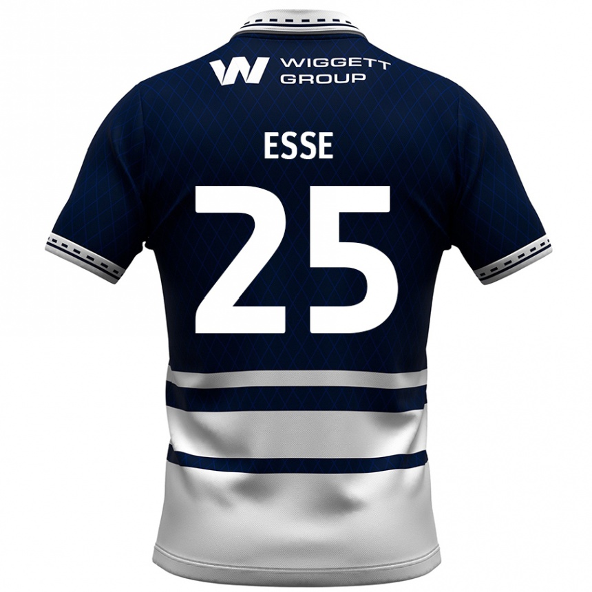 Men Football Romain Esse #25 Navy Blue White Home Jersey 2024/25 T-Shirt Canada