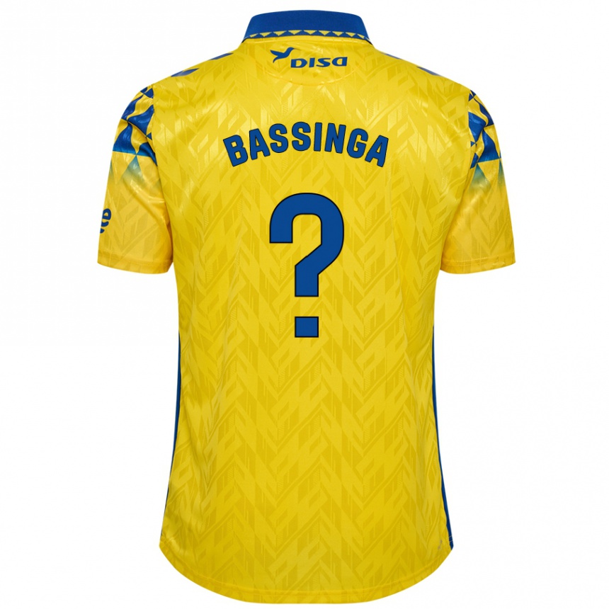 Homme Football Maillot Aboubacar Bassinga #0 Jaune Bleu Tenues Domicile 2024/25 Canada