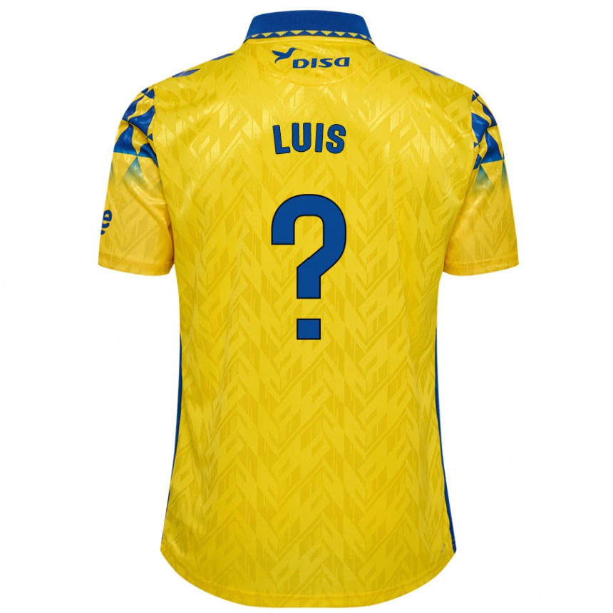 Men Football Ryan Luis #0 Yellow Blue Home Jersey 2024/25 T-Shirt Canada