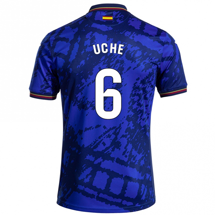 Homme Football Maillot Chrisantus Uche #6 Bleu Foncé Tenues Domicile 2024/25 Canada