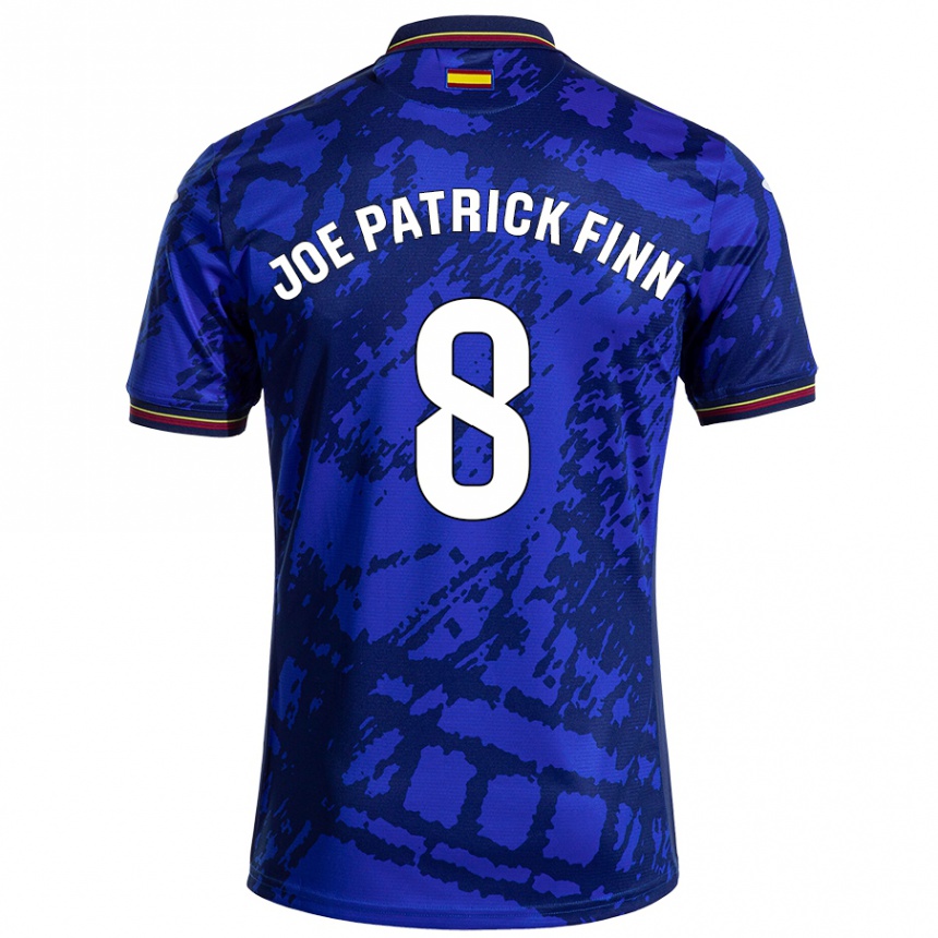 Homme Football Maillot John Joe Patrick Finn #8 Bleu Foncé Tenues Domicile 2024/25 Canada