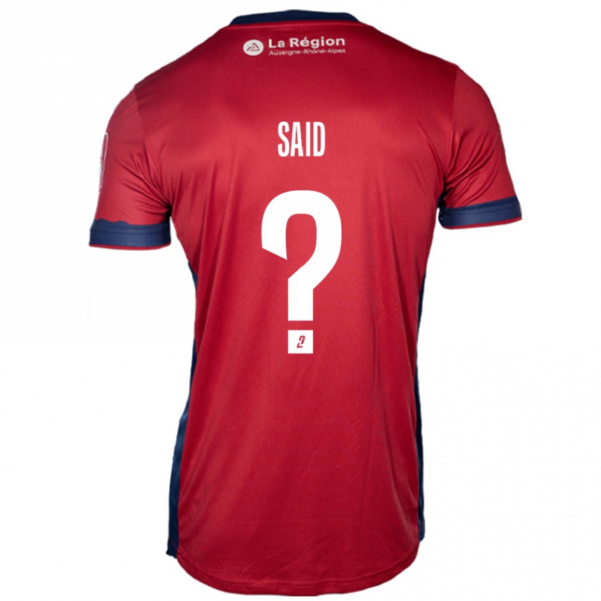 Men Football Amine Saïd #0 Light Burgundy Home Jersey 2024/25 T-Shirt Canada