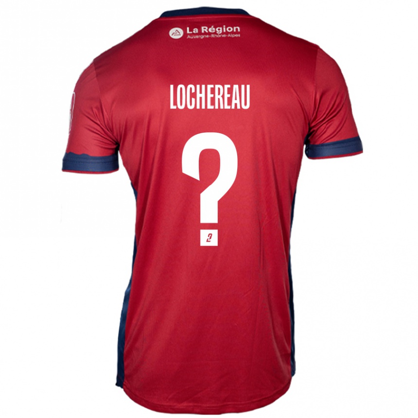 Men Football Yad Lochereau #0 Light Burgundy Home Jersey 2024/25 T-Shirt Canada